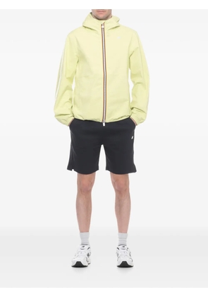 K-Way Jack logo-print hooded coat - Yellow