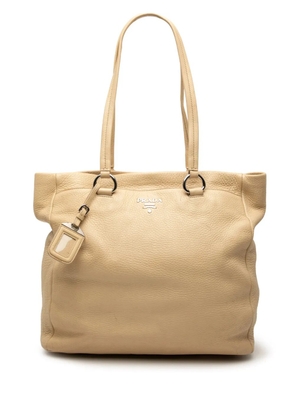 Prada Pre-Owned 2000-2026 Vitello Daino tote bag - Neutrals