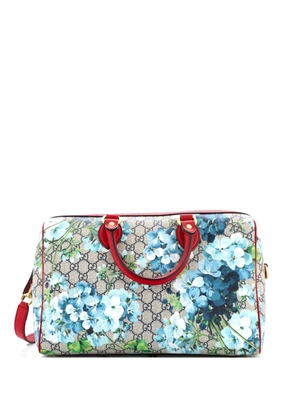 Gucci Pre-Owned Convertible Boston Bag Blooms Print GG Coated Canvas Medium satchel - Brown