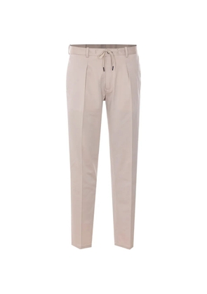 Circolo 1901 drawstring straight-leg trousers - Neutrals