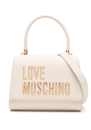 Love Moschino logo-lettering tote bag - Neutrals