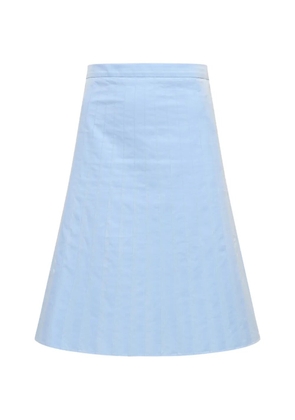 MM6 Maison Margiela striped mini skirt - Blue