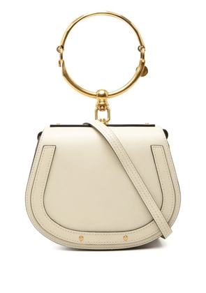 Chloé Pre-Owned 2010-2026 Small Leather Nile Bracelet satchel - White