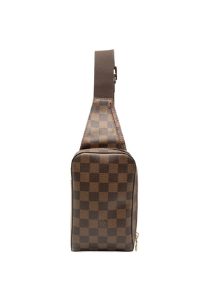 Louis Vuitton Pre-Owned 2009 Damier Ebene Geronimos crossbody bag - Brown
