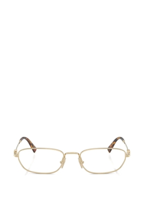 Miu Miu Eyewear rectangle-frame glasses - Gold