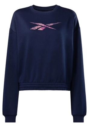 Reebok logo-print crew-neck sweatshirt - Blue