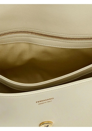 Ferragamo Gancini buckle backpack - Neutrals