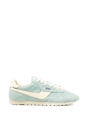 Autry logo patch sneakers - Blue