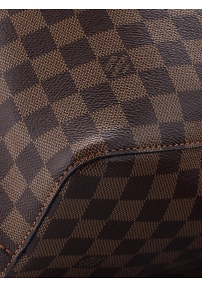 Louis Vuitton Pre-Owned NeoNoe Handbag Damier with Leather MM bucket bag - Brown