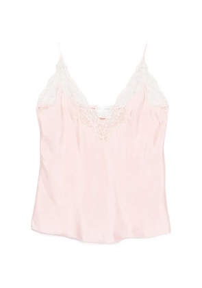 Forte Forte lace-trim top - Pink