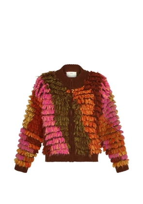 Carolina K Marjorie shaggy knit jacket - Pink