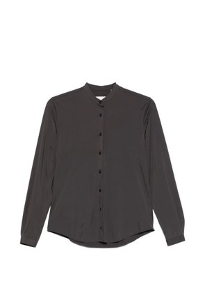 Xacus Magda band-collar button-up shirt - Grey