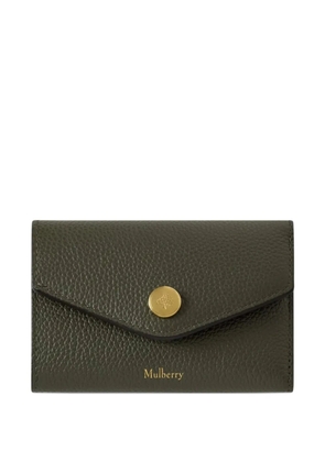 Mulberry Juniper button zip wallet - Green
