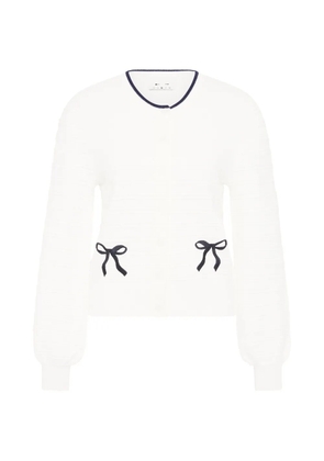 The Upside bow-detail cardigan - White