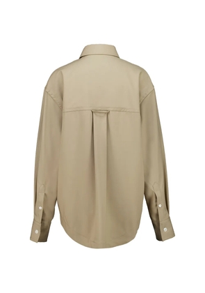 AMI Paris sharp-collar shirt - Neutrals