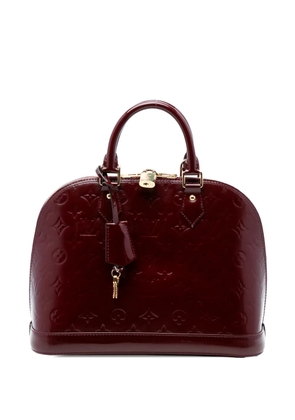 Louis Vuitton Pre-Owned 2014 Monogram Vernis Alma PM handbag - Red