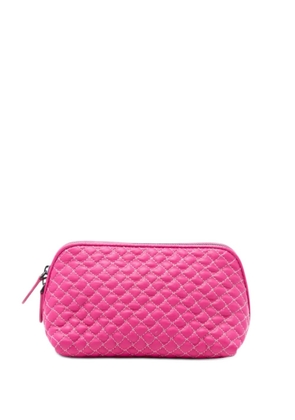 Bottega Veneta Pre-Owned 2012-2026 Quilted Nappa Zip pouch - Pink