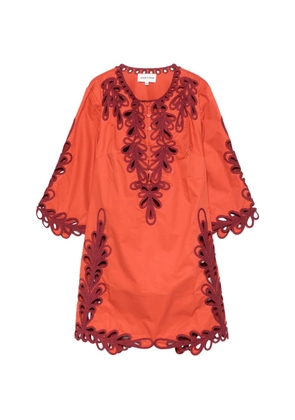 Antik Batik Deva cut-out mini dress - Orange