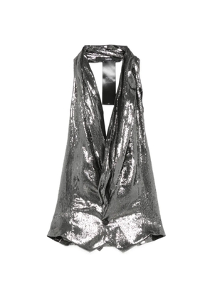SAPIO Nº 12F halterneck waistcoat - Silver