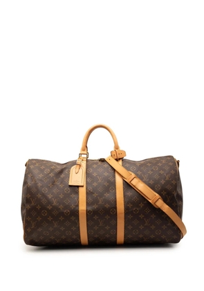 Louis Vuitton Pre-Owned 2000 Monogram Keepall Bandouliere 55 travel bag - Brown