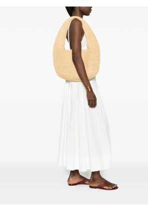 Coccinelle C-ME-detail woven shoulder bag - Neutrals