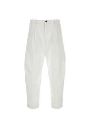 Nine In The Morning Giulio belt-loop trousers - White