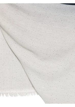 Faliero Sarti Luccicante sequin-embellished scarf - Blue