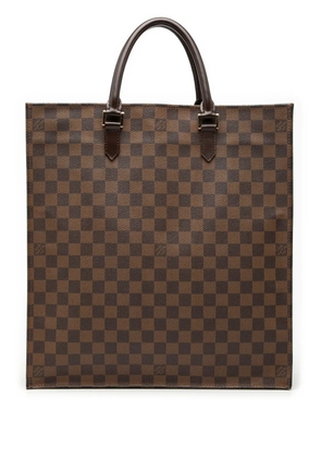Louis Vuitton Pre-Owned 2004 Damier Ebene Sac Plat tote bag - Brown