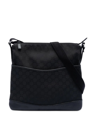 Gucci Pre-Owned 2016-2026 GG Nylon Flat Messenger Bag crossbody bag - Black