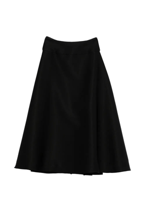 David Koma A-line midi skirt - Black