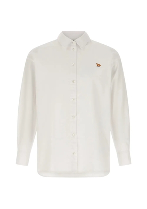 Maison Kitsuné Baby Fox logo-patch shirt - White