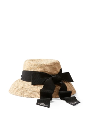Claudie Pierlot bow-detail hat - Neutrals