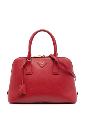 Prada Pre-Owned 2015-2025 Medium Saffiano Lux Promenade satchel - Red