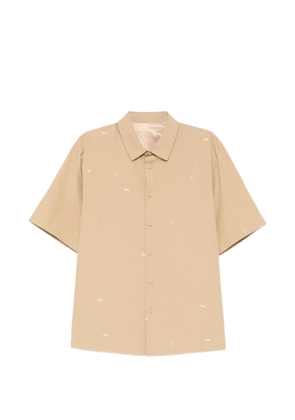 CROQUIS deconstructed print short-sleeve shirt - Neutrals
