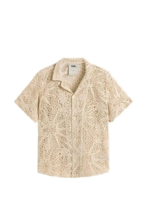 OAS Company Astrea Cuba crochet-knit shirt - Neutrals