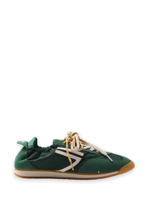 Puraai Football logo-patch sneakers - Green