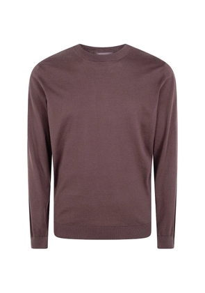 Filippo De Laurentiis fine-knit long-sleeved sweater - Brown