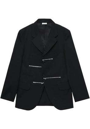 Comme des Garçons Homme Deux zip-detailing blazer - Blue