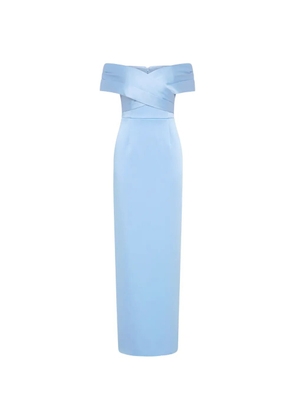 Rebecca Vallance Kai off-shoulder maxi dress - Blue