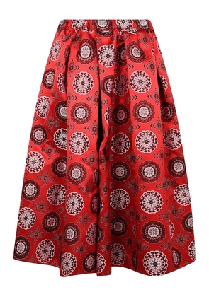 Comme Des Garçons cropped trousers - Red