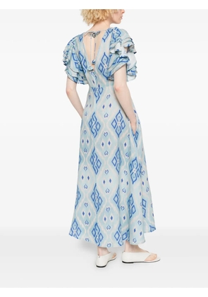 NIMO WITH LOVE Belladonna maxi dress - Blue