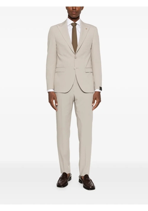 Manuel Ritz single-breasted peak-lapel suit - Neutrals