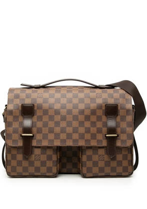 Louis Vuitton Pre-Owned 2008 Damier Ebene Broadway satchel - Brown