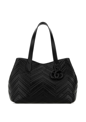 Gucci GG Marmont chevron-quilted tote bag - Black