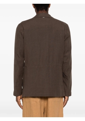 Herno buttoned-pocket jacket - Brown