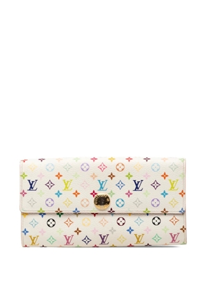 Louis Vuitton Pre-Owned 2010 Monogram Multicolore Sarah Wallet long wallets - White