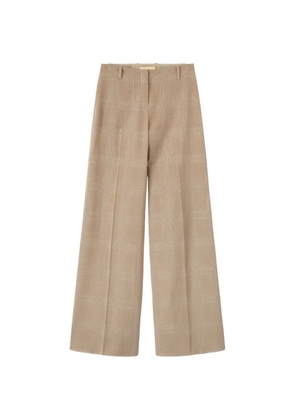 Ermanno Scervino Glen check trousers - Neutrals