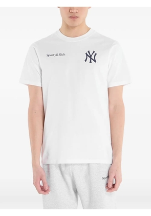 Sporty & Rich Yankees Curve T-shirt - White