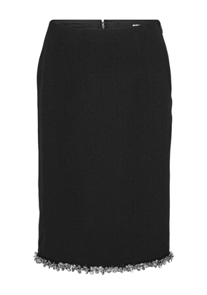 ROTATE BIRGER CHRISTENSEN embellished-detail midi skirt - Black