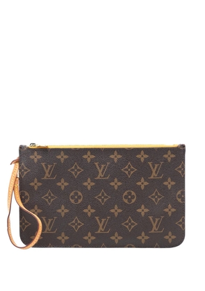 Louis Vuitton Pre-Owned 2014 Monogram Neverfull Pochette pouch - Brown